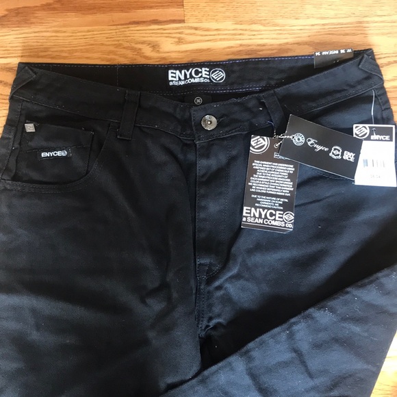 NWT ENYCE MAN DENIM JIANS BLACK - Picture 3 of 8